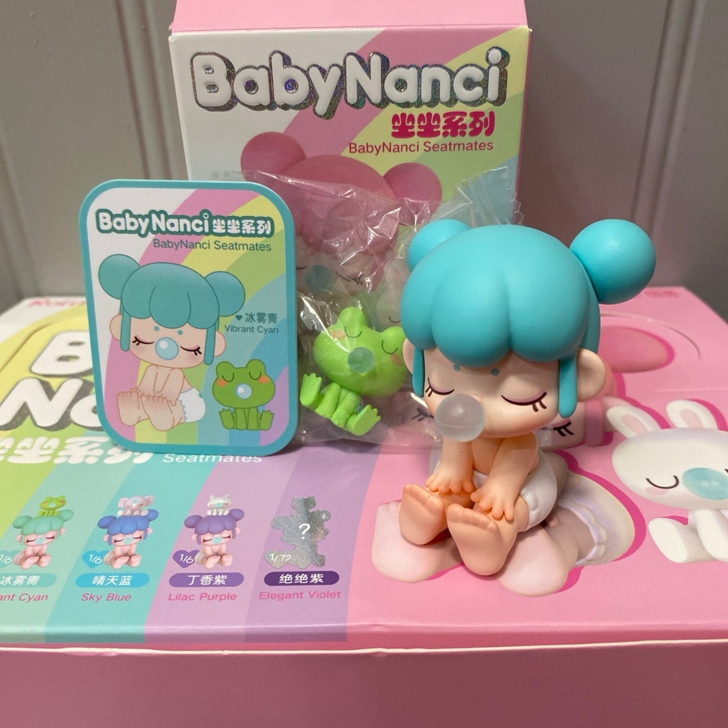 Baby Nanci Seatmates Blind Box “Vibrant Cyan”