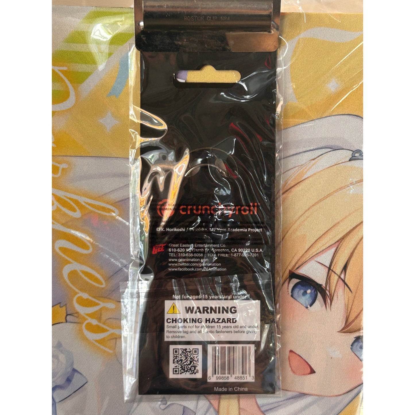 My Hero Academia Denki Kaminari Chibi PVC Keychain