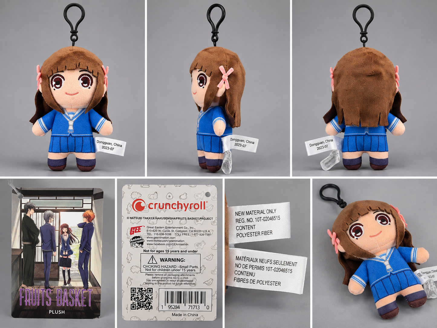 Fruits Basket Tohru Honda Plush Keychain