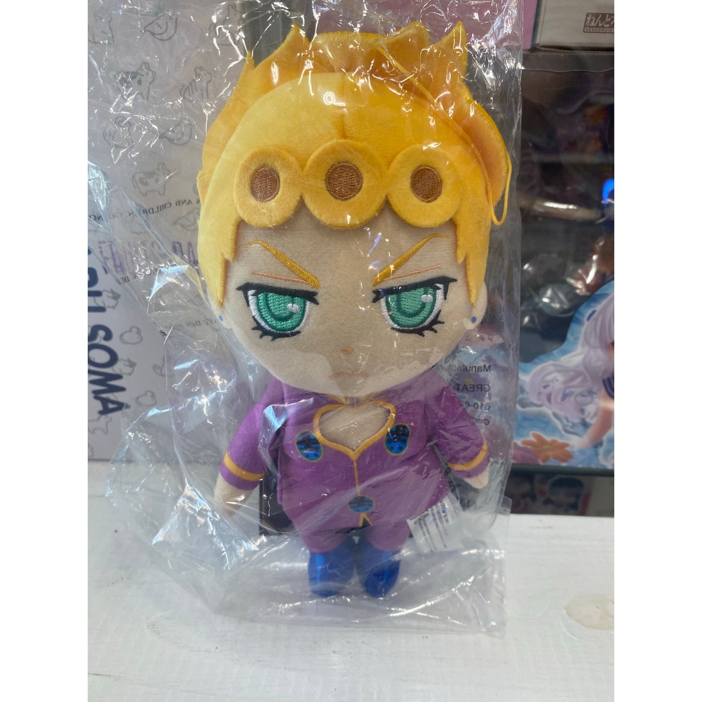 Jojo's Bizarre Adventure Golden Wind Giorno Giovanna Plush