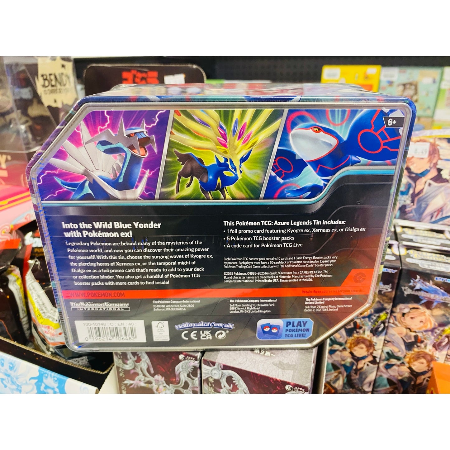 Pokemon TCG: Azure Legends Tin Xerneas