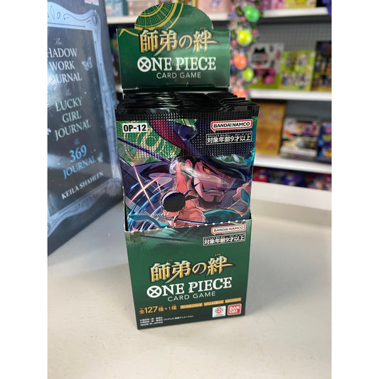 One Piece TCG: The Bond Between Master and Disciple OP-12