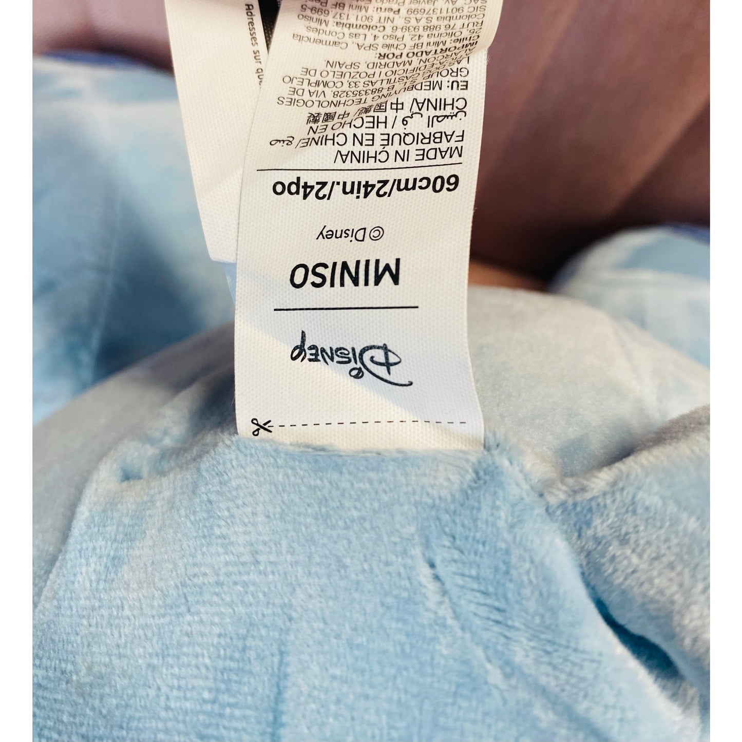 Miniso Stitch Plush Lying Down Sleeping