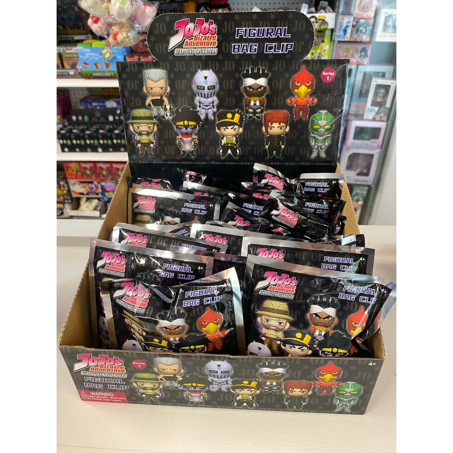 Jojo's Bizarre Adventure Stardust Crusaders Figural Bag Clip Blind Bag