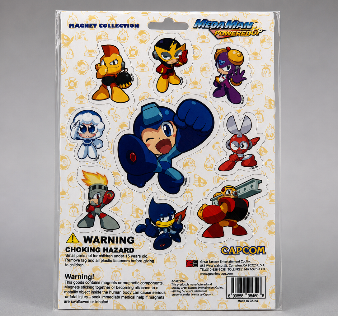 Mega Man Powered Up Magnet Collection