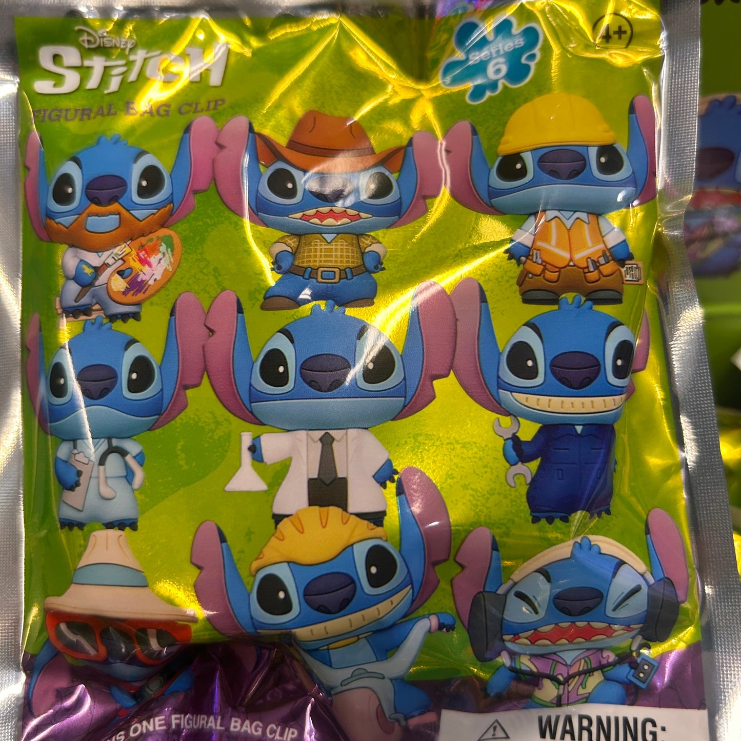 Lilo & Stitch Stitch Series 6 3D Foam Bag Clip Series 6