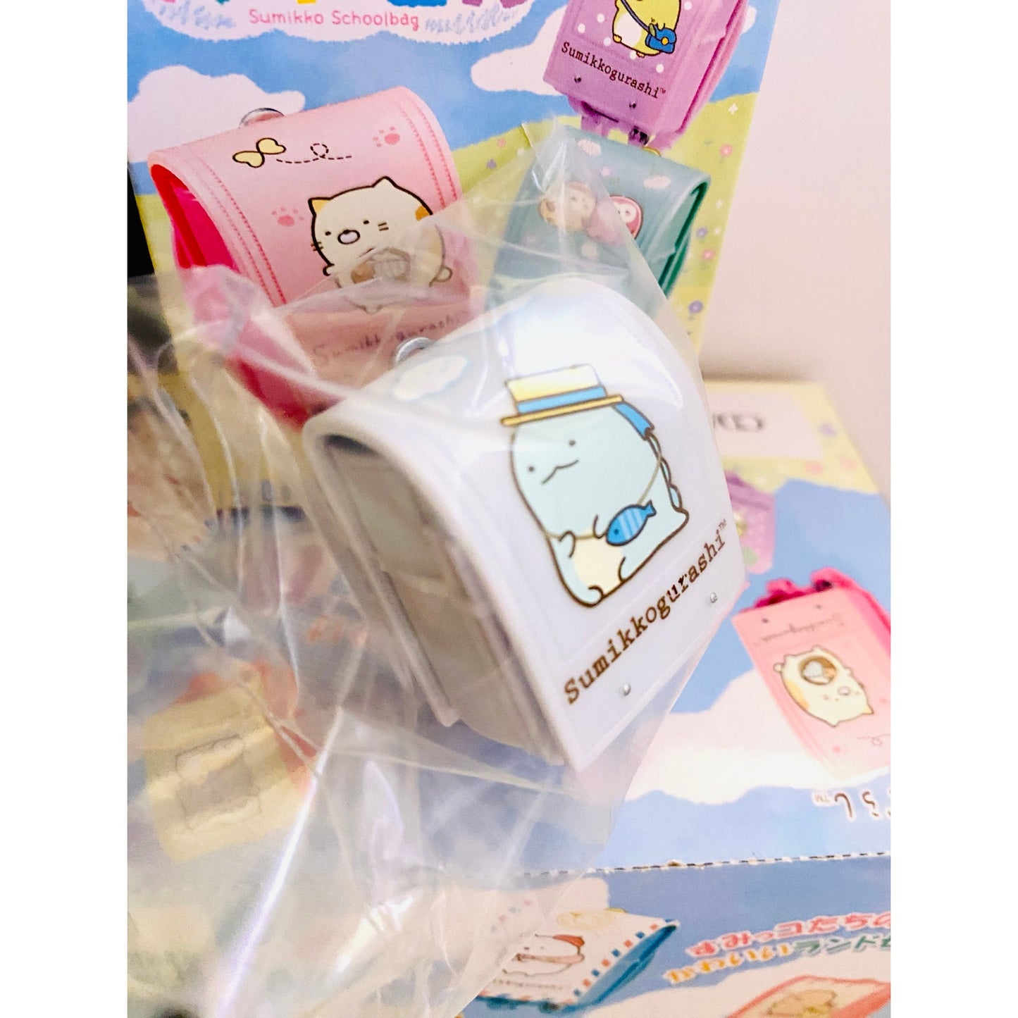 Sumikkogurashi Going Out Together Schoolbag Keychain “Tokage”