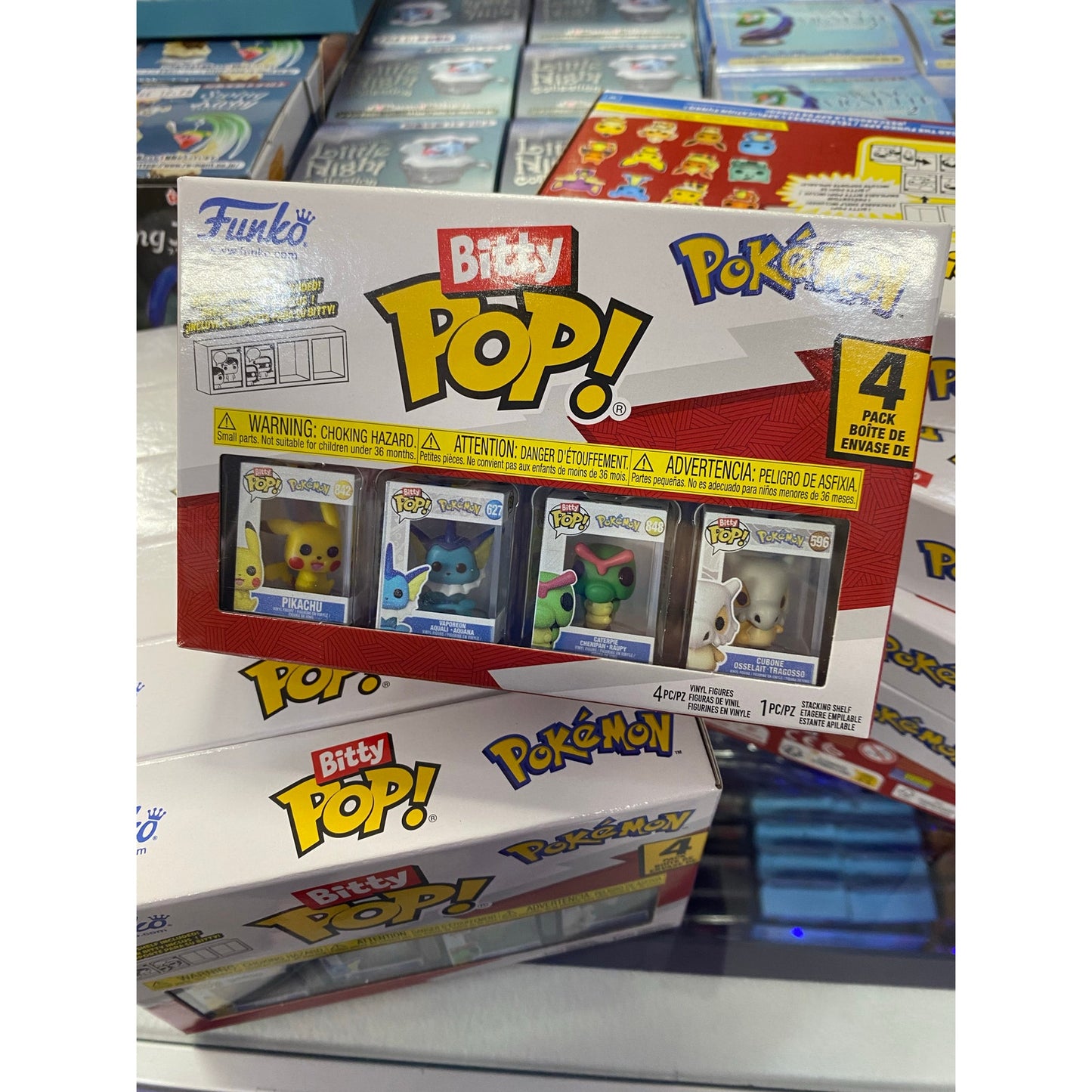 Funko Bitty POP Pokemon Pikachu Mini Figure 4-pk