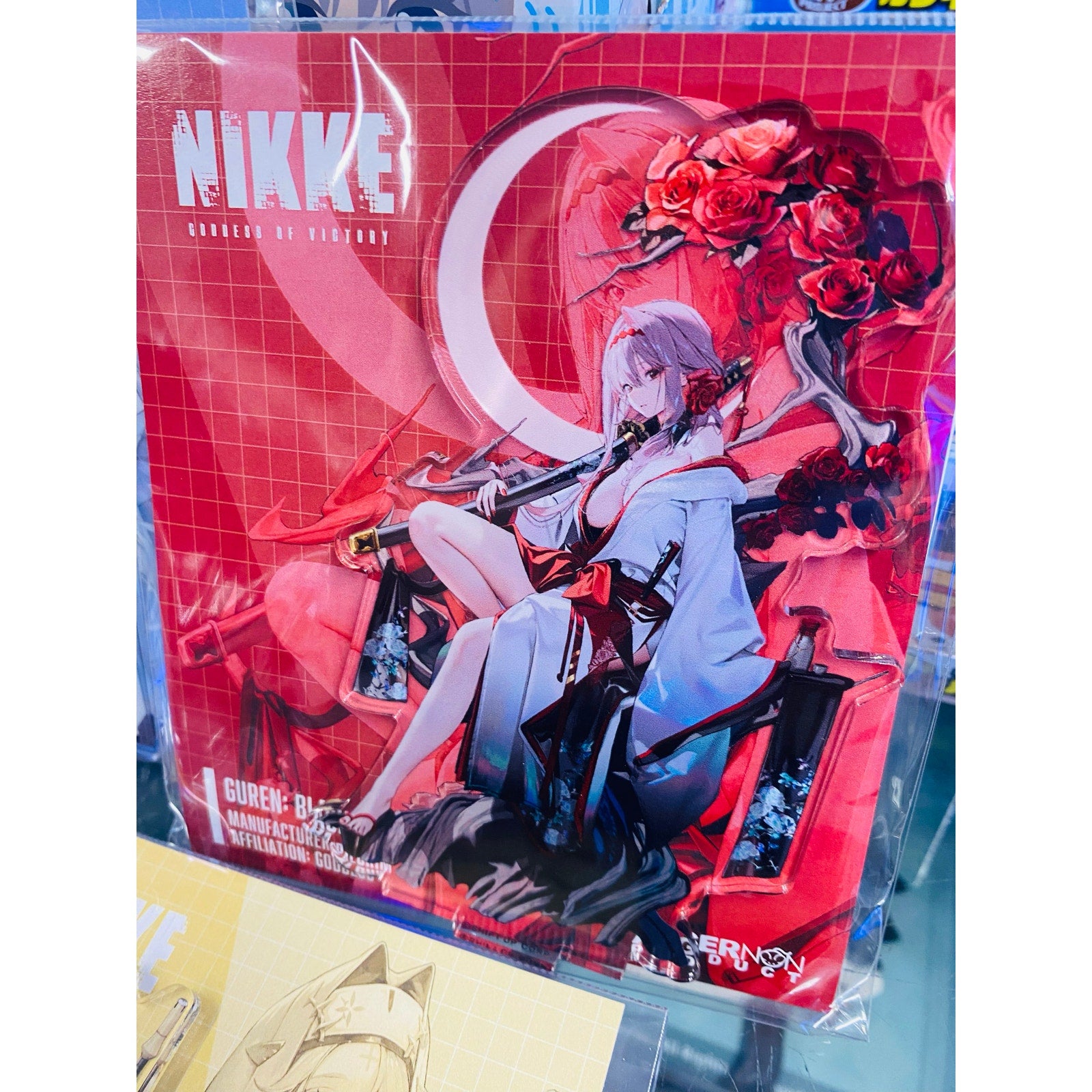 Goddess of Victory: Nikke Acrylic Stand Guren: Black Shadow Longing Flower