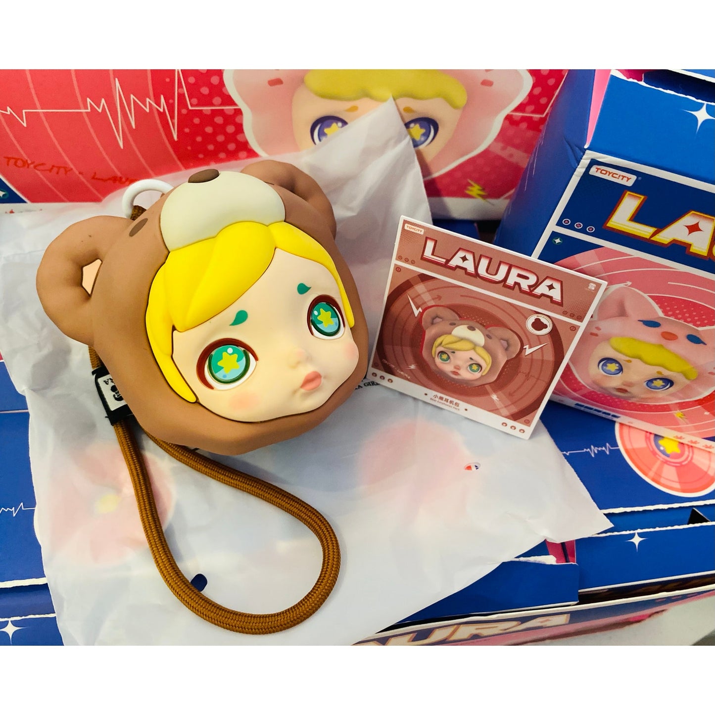 ToyCity x LAURA Animal Earphone Pack Blind Box “Bear”