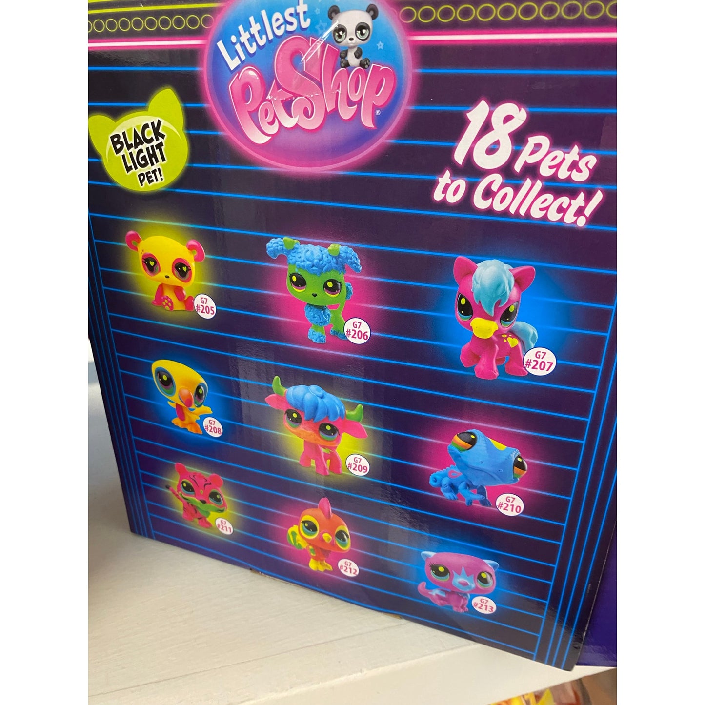 Littlest Pet Shop Neon Black Light Pet