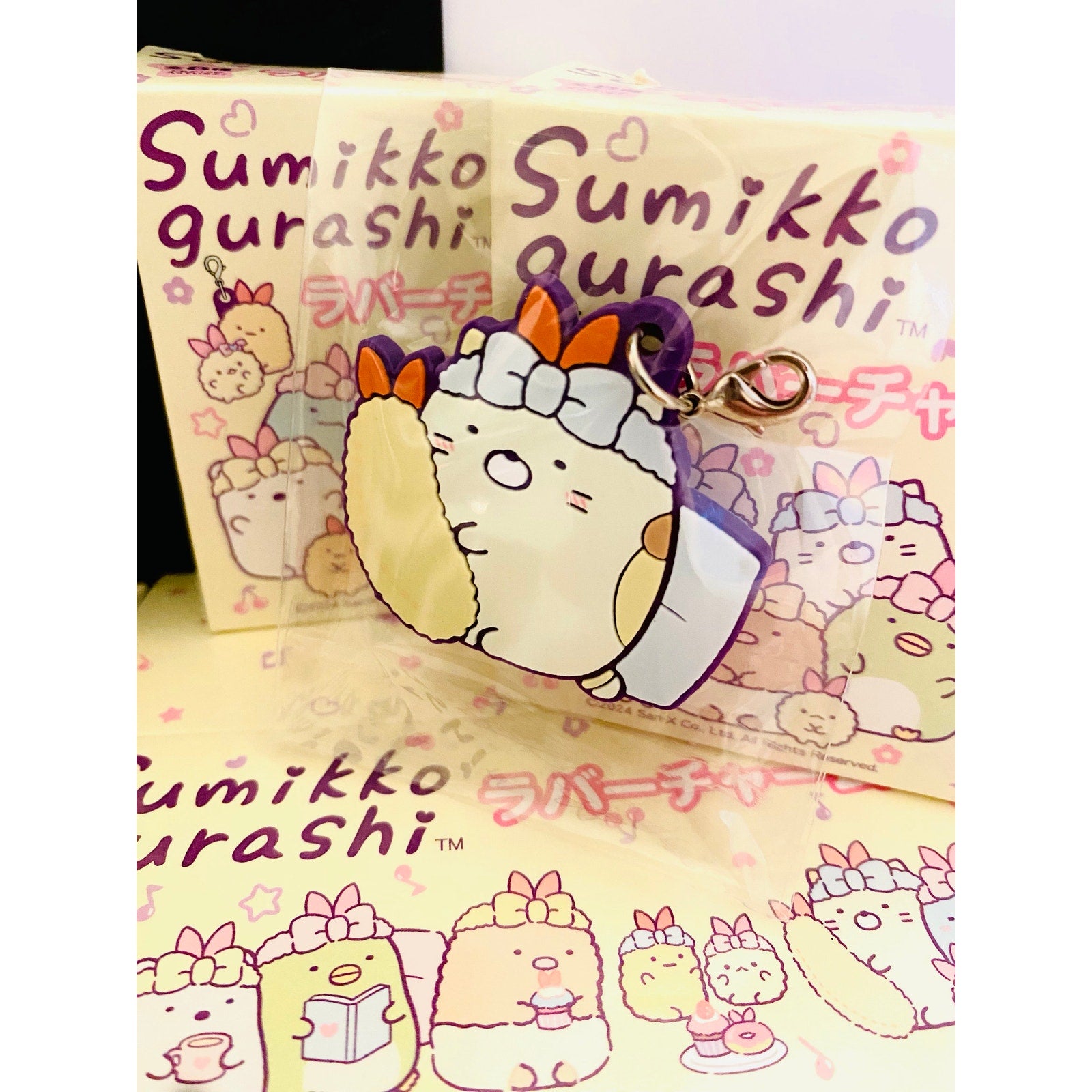 Sumikkogurashi Angelic Ebiten Idol Rubber Charm Neko