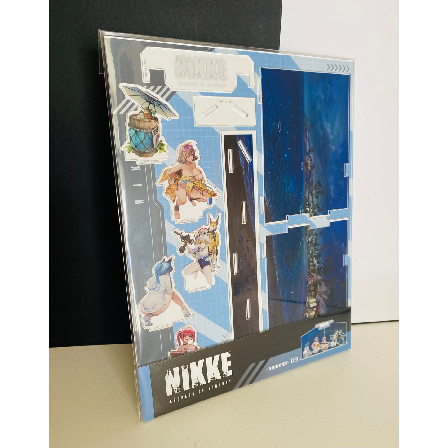 Sejrsgudinden: Nikke Diorama Acrylic Stand Summer Force 03