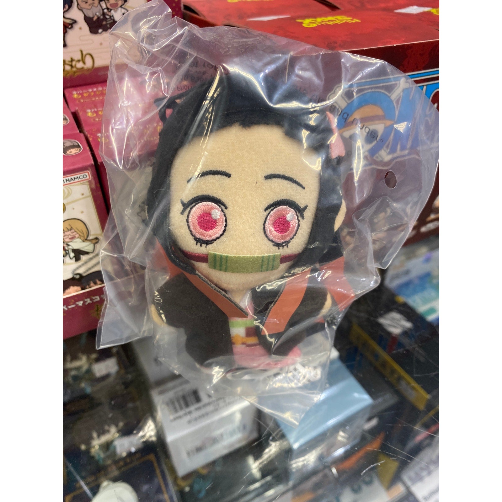 Demon Slayer Kimetsu no Yaiba Nezuko Nui Plush Bag Clip