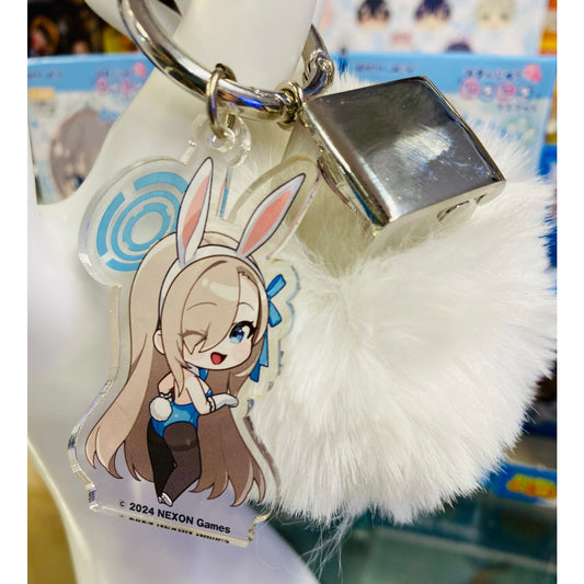 Blue Archive Asuna's Rabbit Tale Grenade Keychain