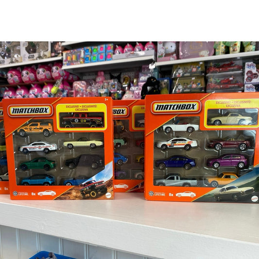 Matchbox 1:64 Scale 2025 Wave 1 Die-Cast Vehicle 8-pk