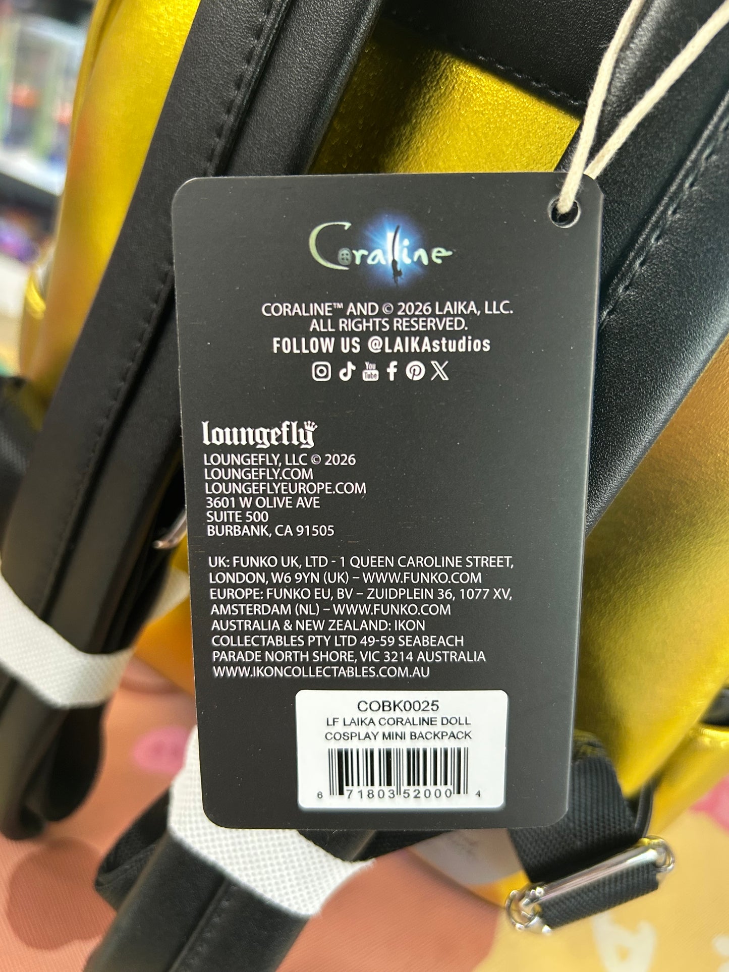 Loungefly Coraline Coraline Doll Cosplay Mini Backpack