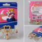 Sailor Moon Gold Key Necklace with Pearl & Gem Accents
