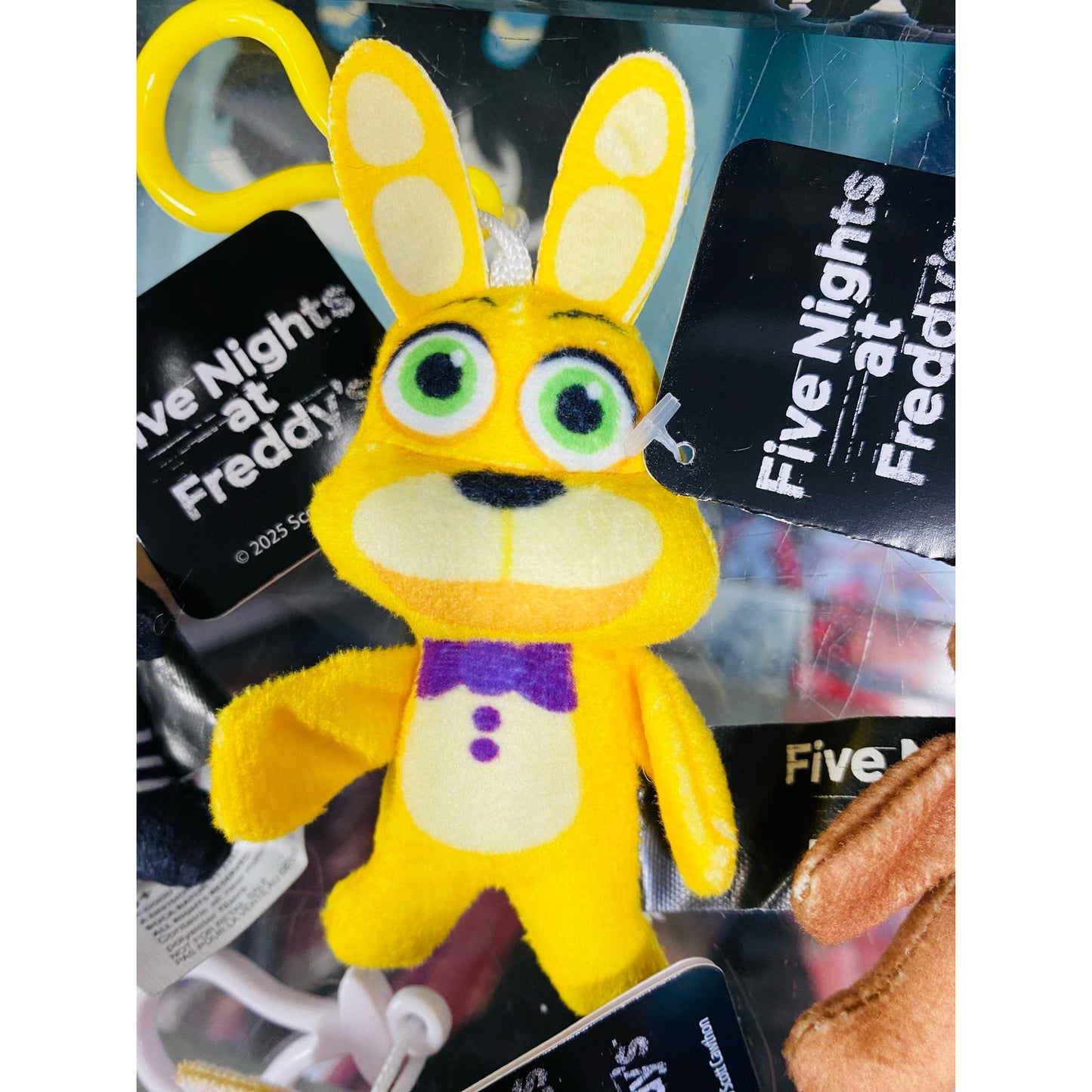 FNAF Five Nights At Freddys Micro Teenies Plush Bag Clips