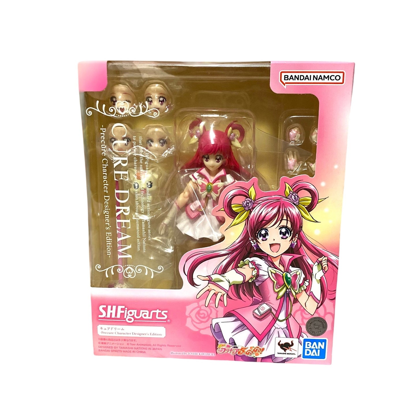 SHFiguarts Cure Dream Precure Edición de diseñador de personajes ¡Sí! PreCure 5 GoGo!