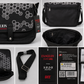 Evangelion Great Eastern Entertainment Black Messenger Shoulder Bag Official Anime