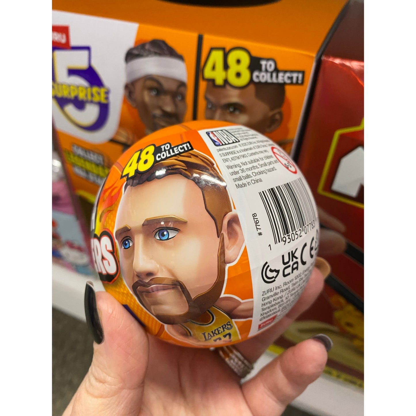 5 Surprise NBA Series 2 Blind Box Capsule Mini Figure