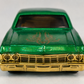 Vintage Hot Wheels 1965 Chevy Impala Metallic Green Gold Lowrider Diecast Car 1996