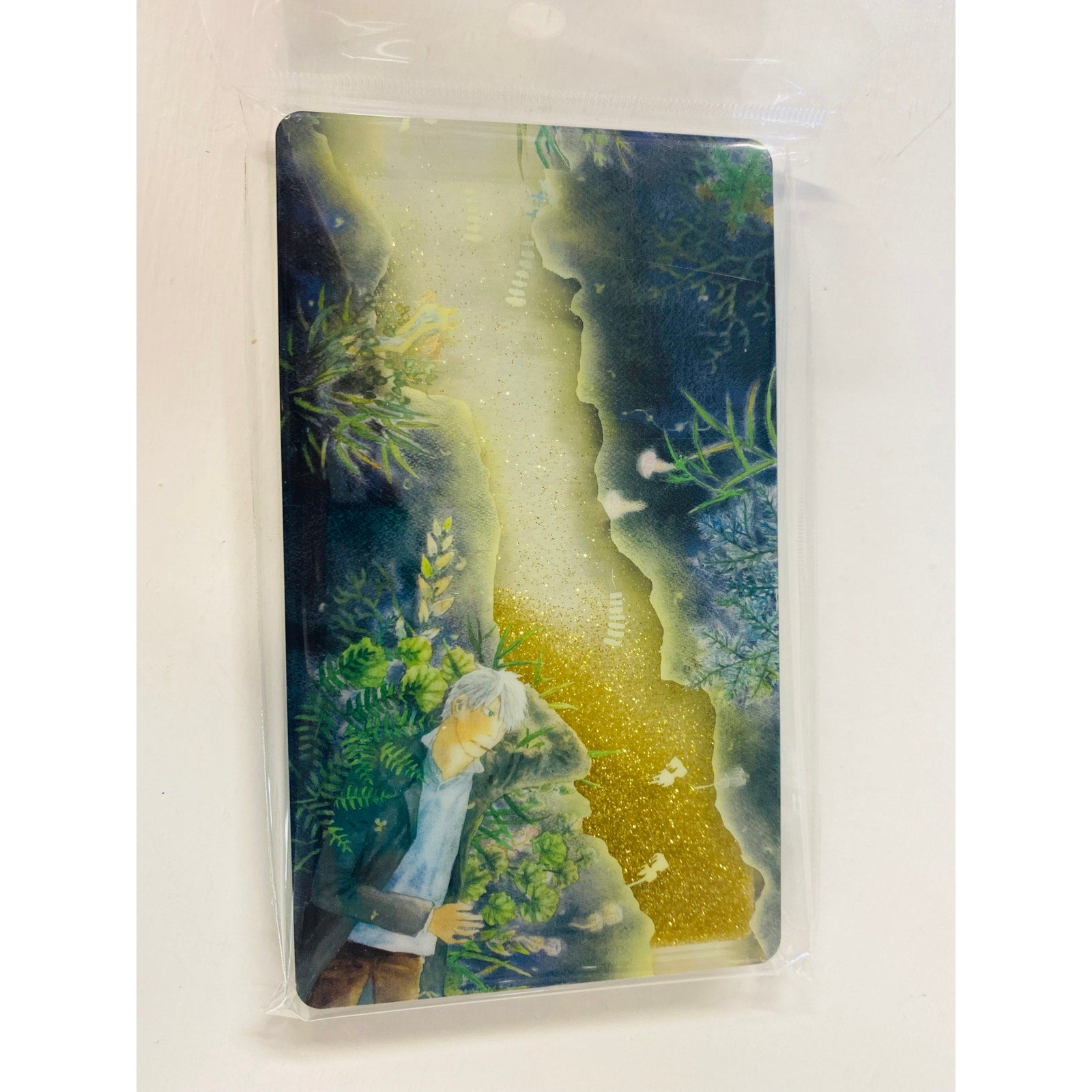 AFORCE x DRAGON HORSE Mushishi Waterfall Glitter Acrylic Plate