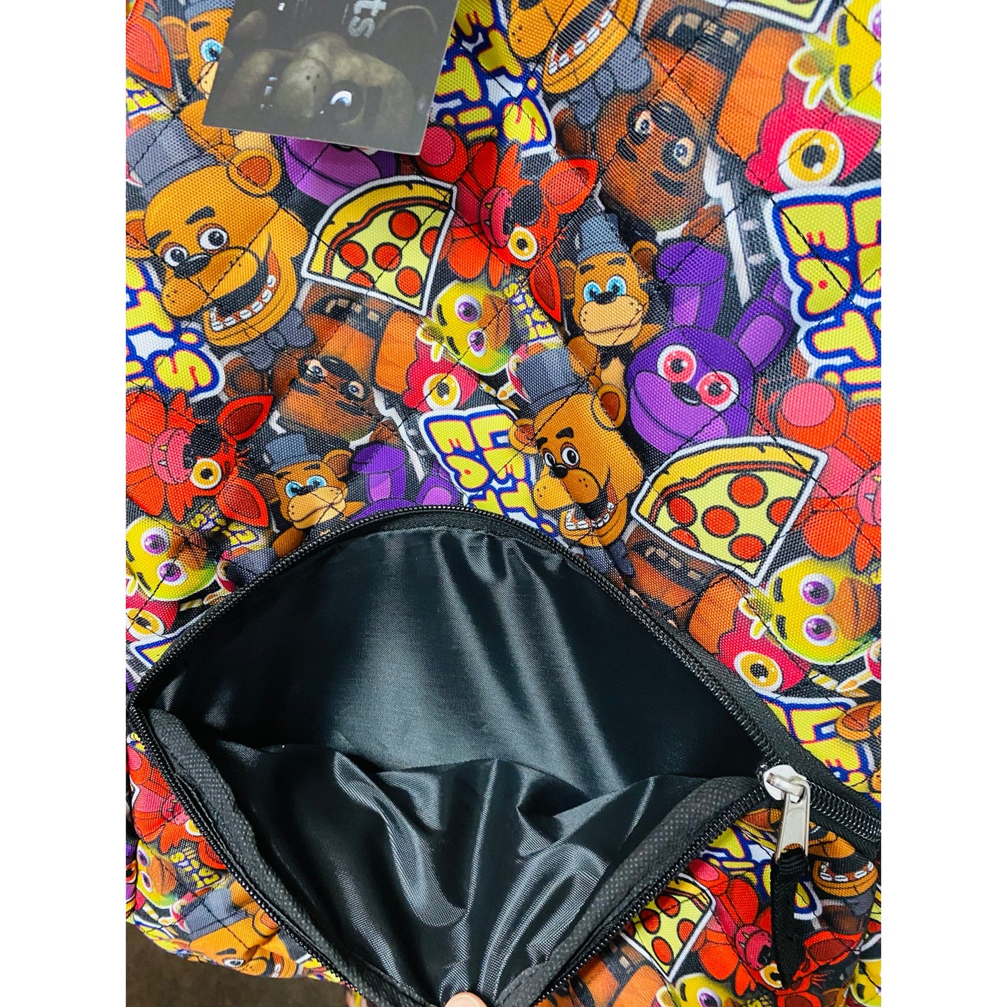 Five Nights At Freddy’s Quilted Print Backpack