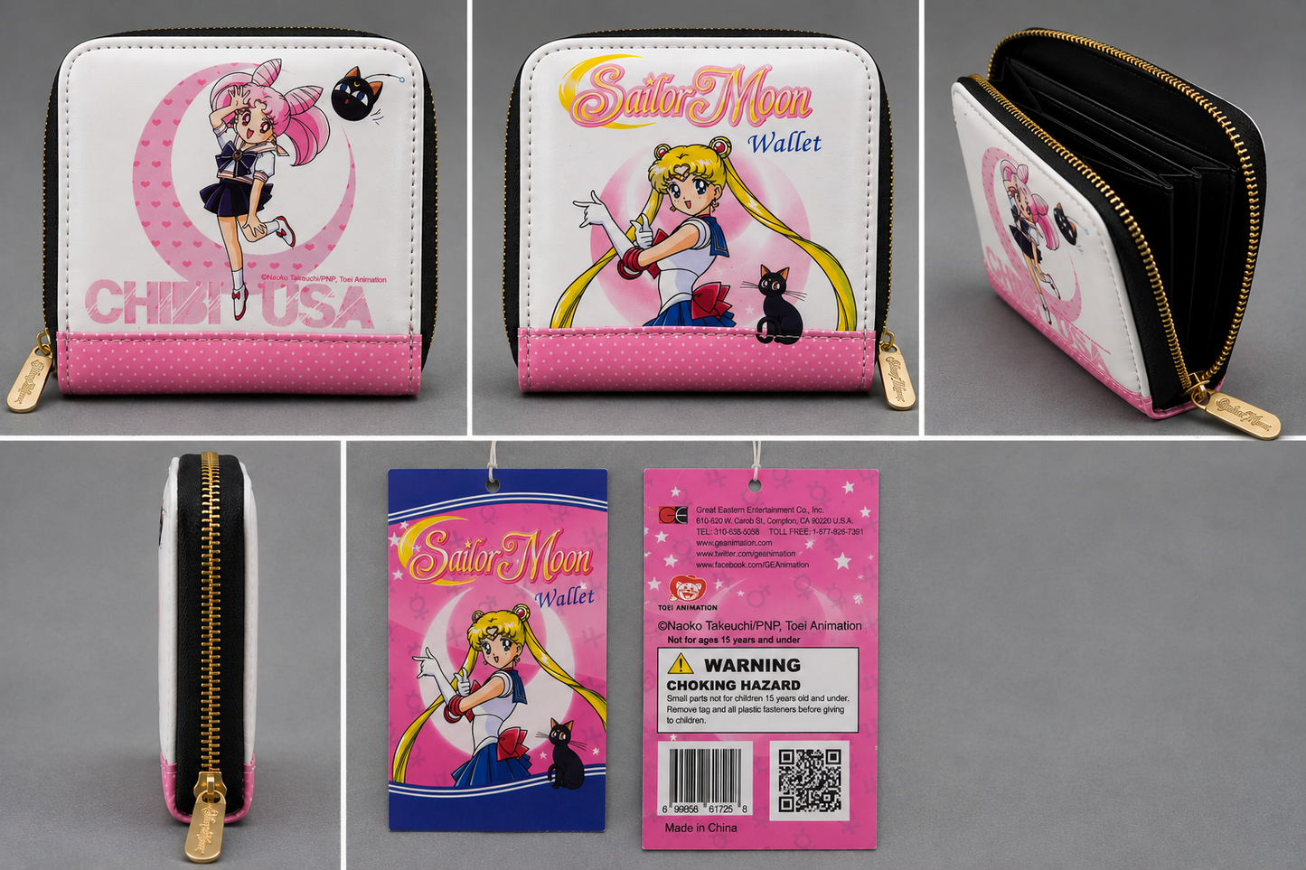 Sailor Moon Chibiusa zip-around wallet
