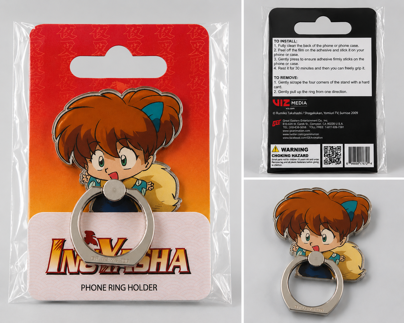 InuYasha Shippo Phone Ring Holder –