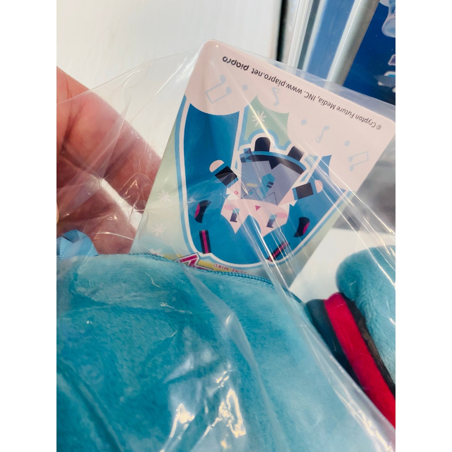 Character Vocal Series Hatsune Miku Fluffy Plushie Pouch