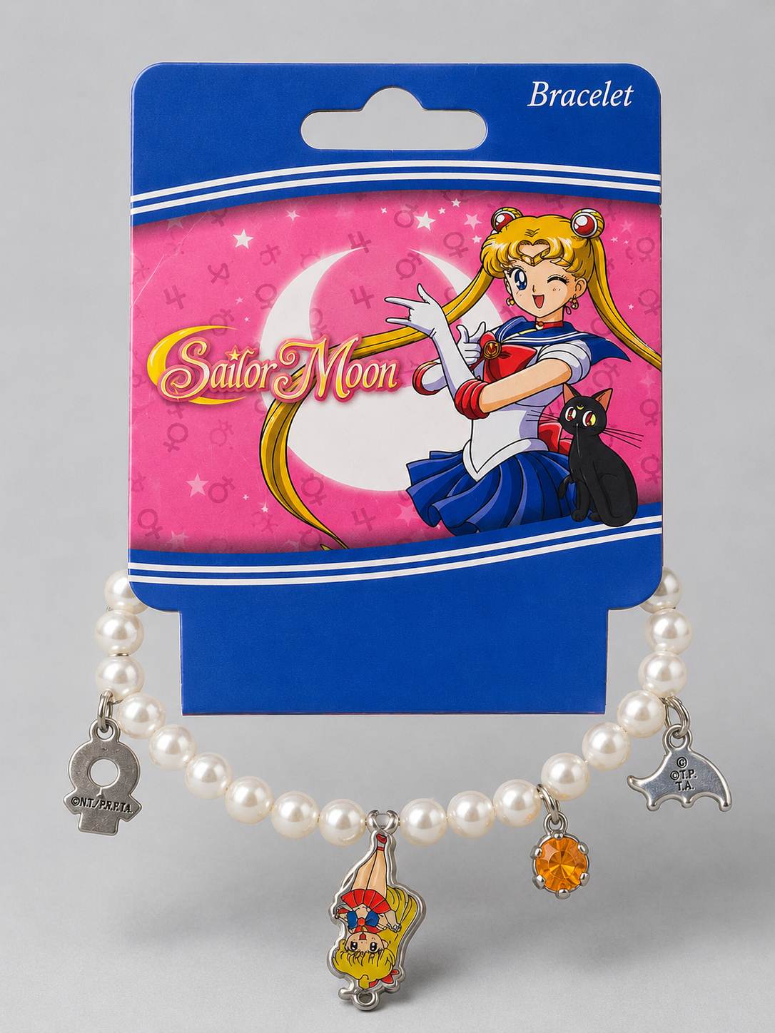 Sailor Moon Pearl Charm Bracelet