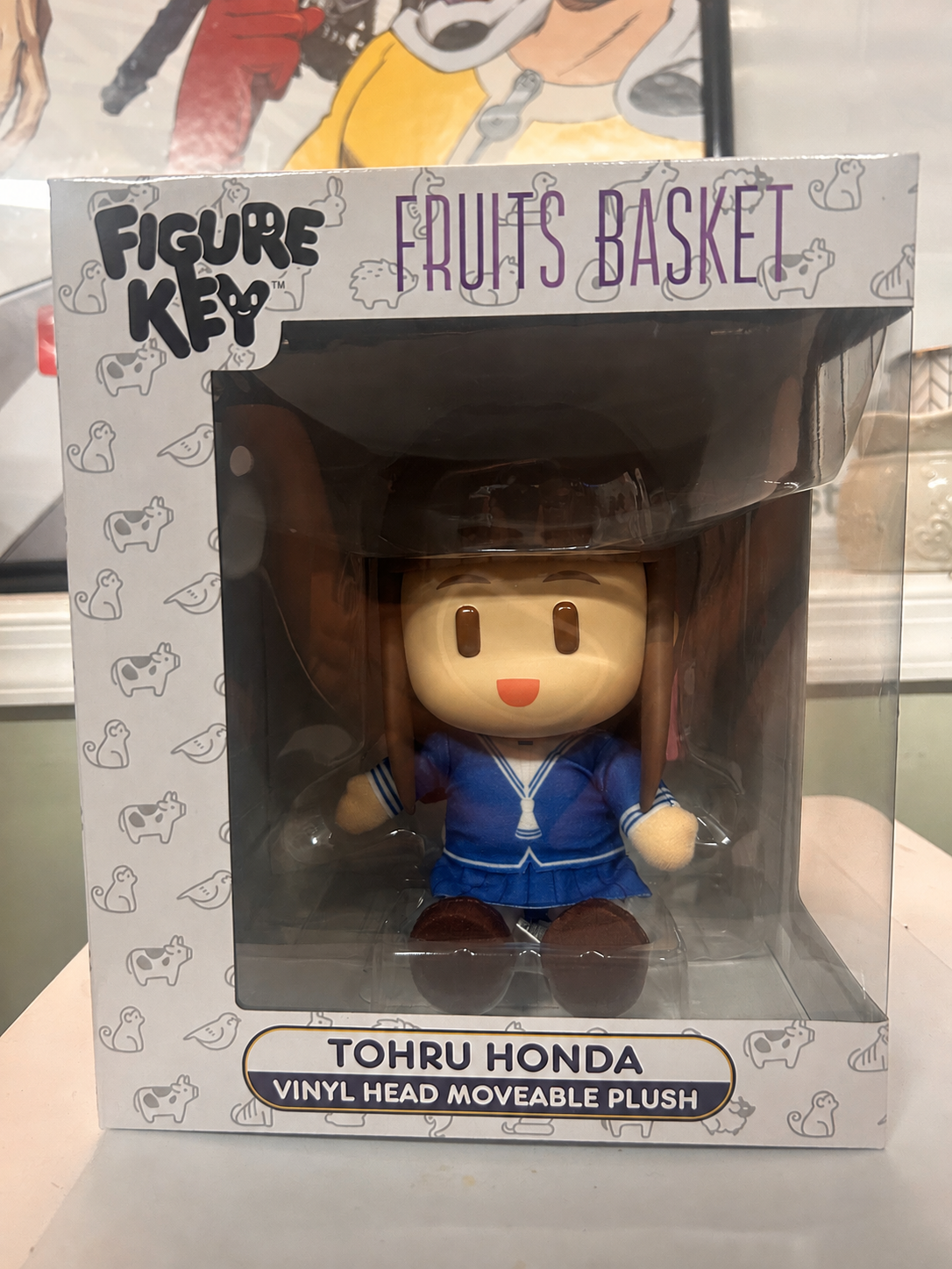 Figure Key Fruits Basket Tohru Honda Vinyl Head Moveable Plush Series 1