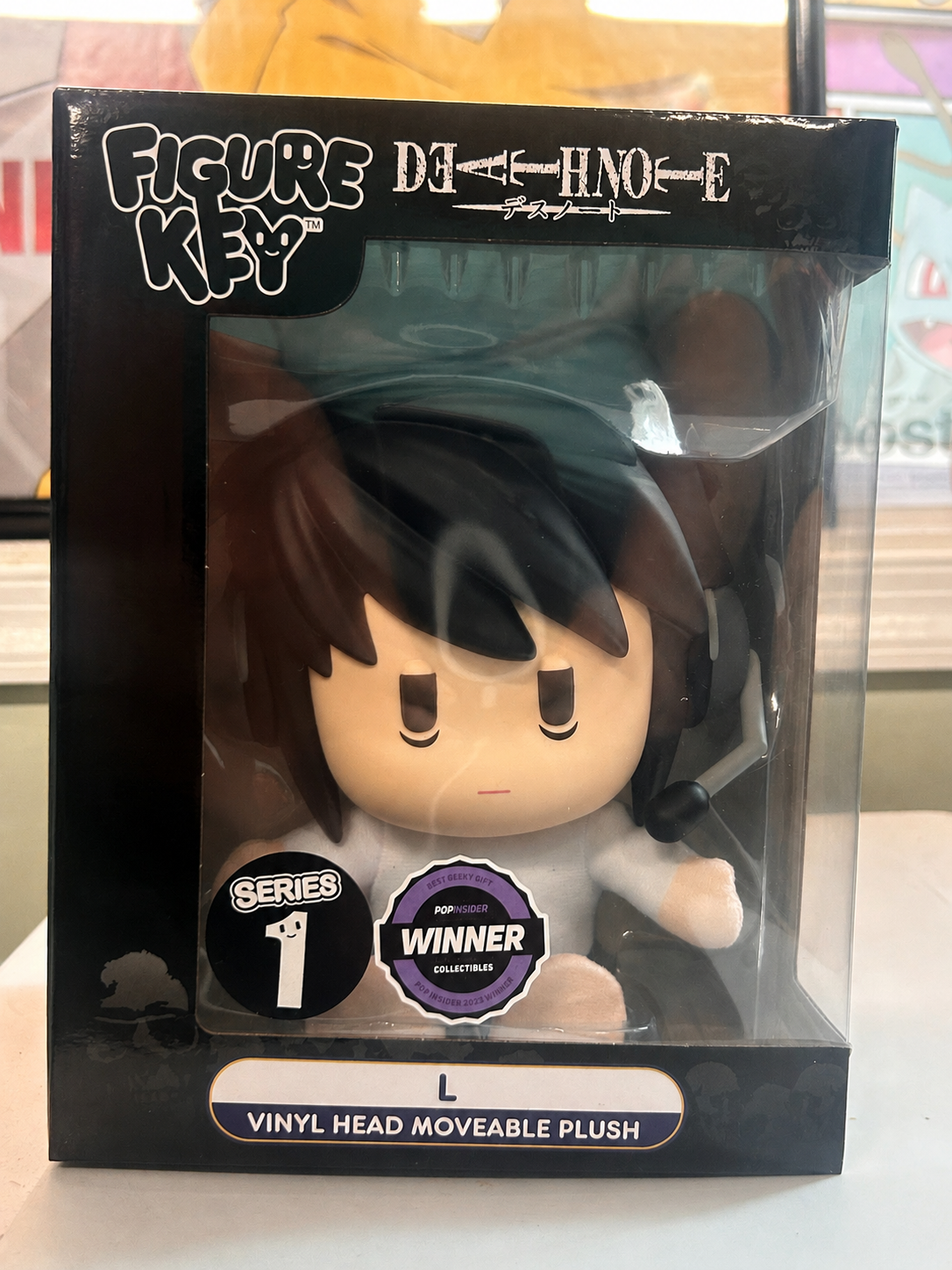 Figure Key Death Note L Series 1 Vinyl Head Moveable Plush