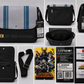 My Hero Academia UA Messenger Bag Great Eastern Entertainment Funimation Black Gray Adjustable Strap