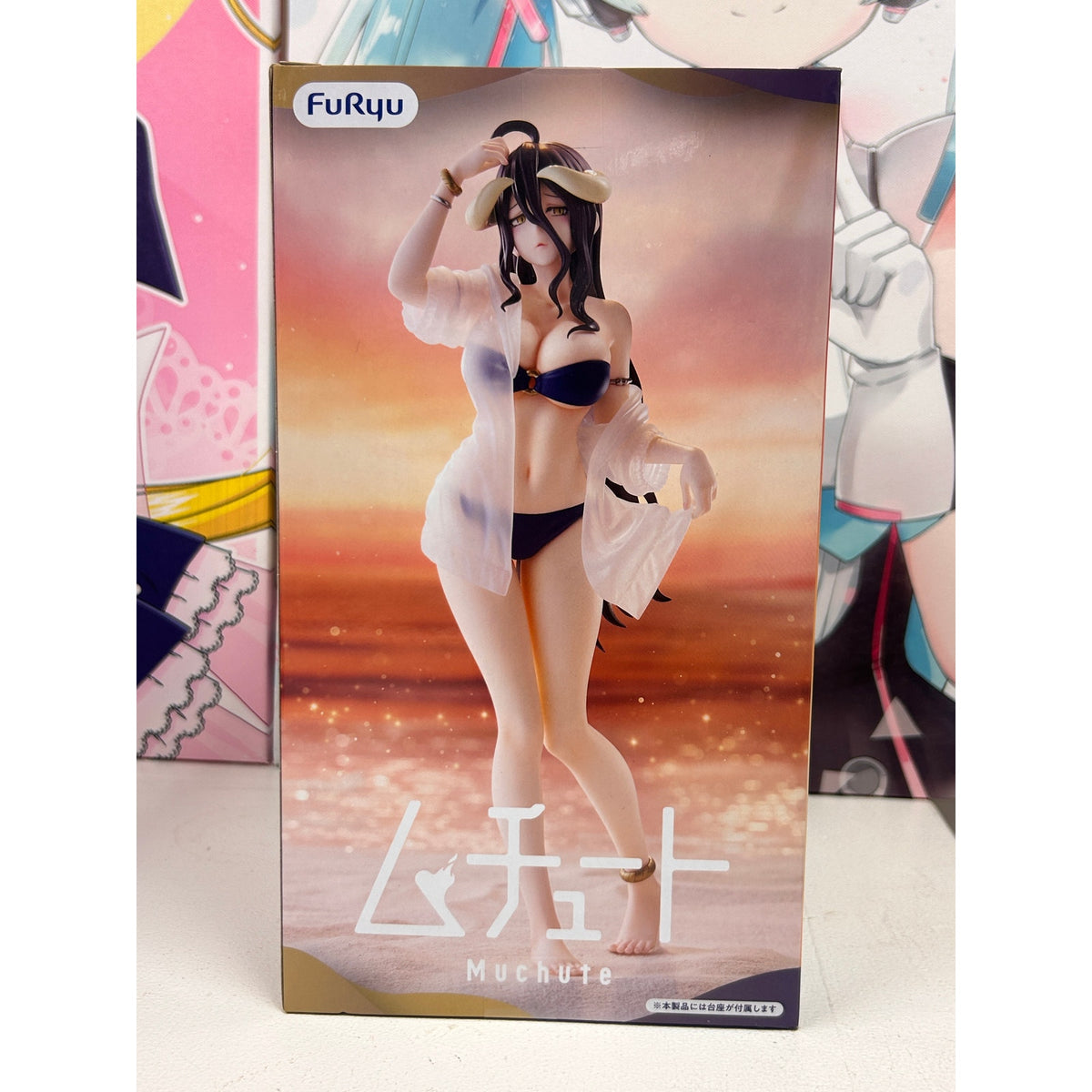 Overlord Albedo Aqua Ver. Muchute Figure – FuRyu