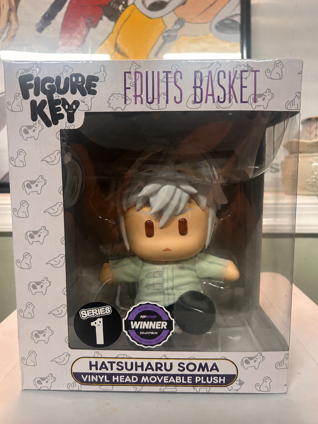 Figure Key Fruits Basket Hatsuharu Soma Series 1 Vinyl Head Moveable Plush