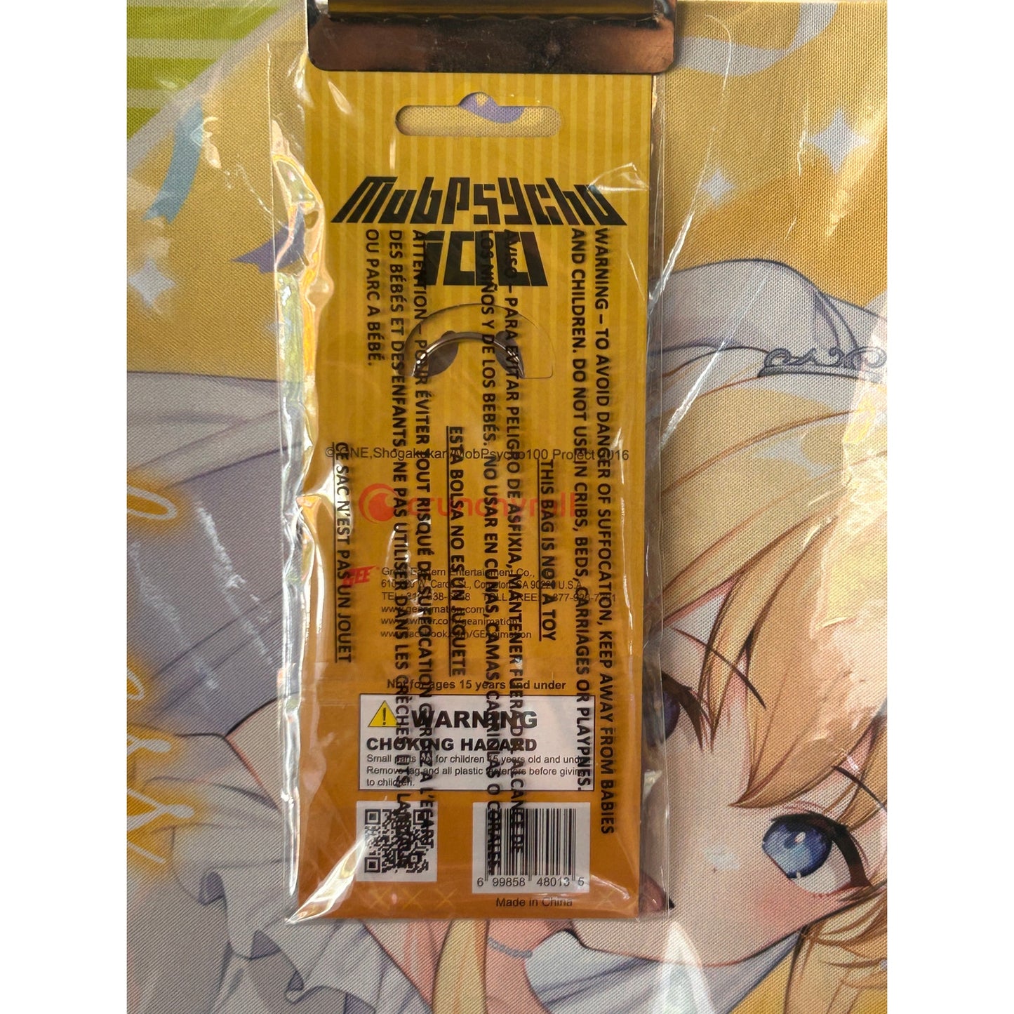 Mob Psycho 100 Arataka Reigen Chibi PVC Keychain