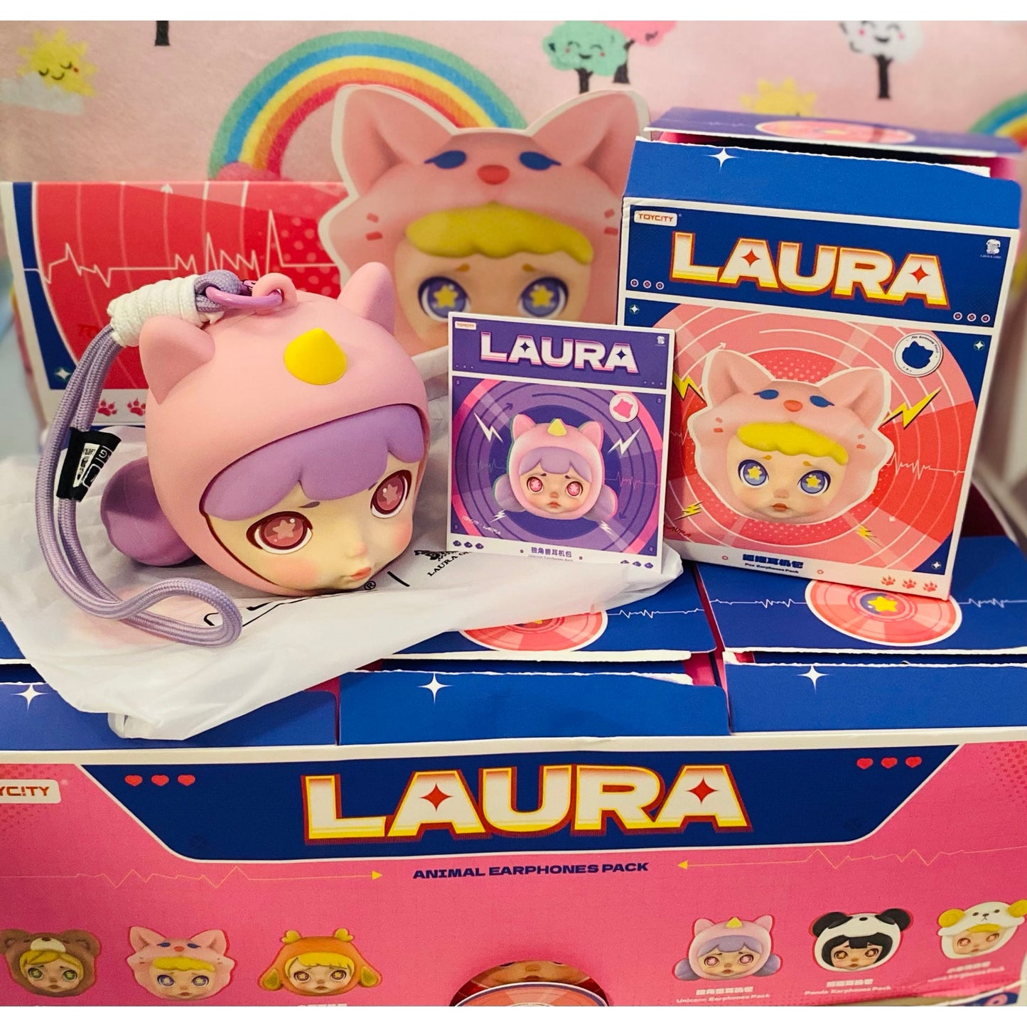 ToyCity x LAURA Animal Earphone Pack Blind Box “Unicorn”