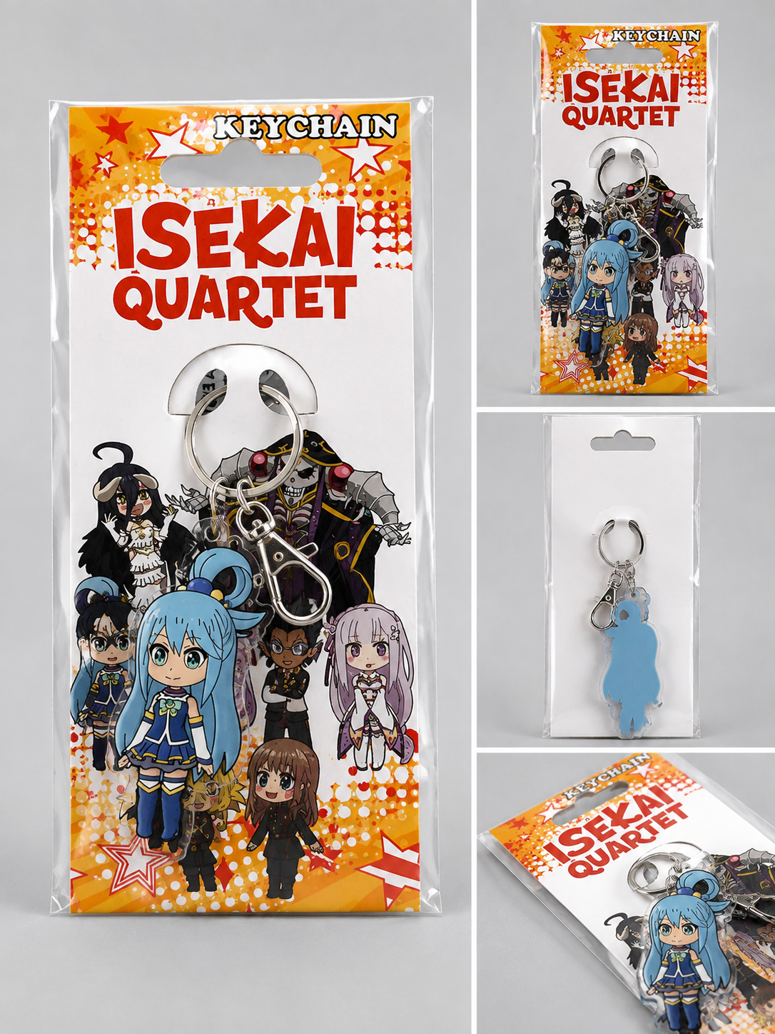 Isekai Quartet Aqua Keychain