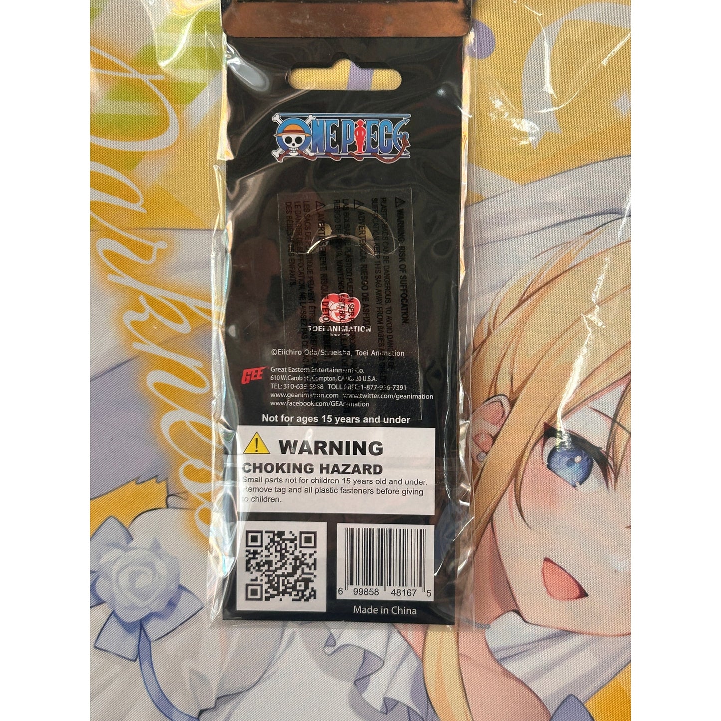 One Piece Monkey D. Luffy Chibi Keychain