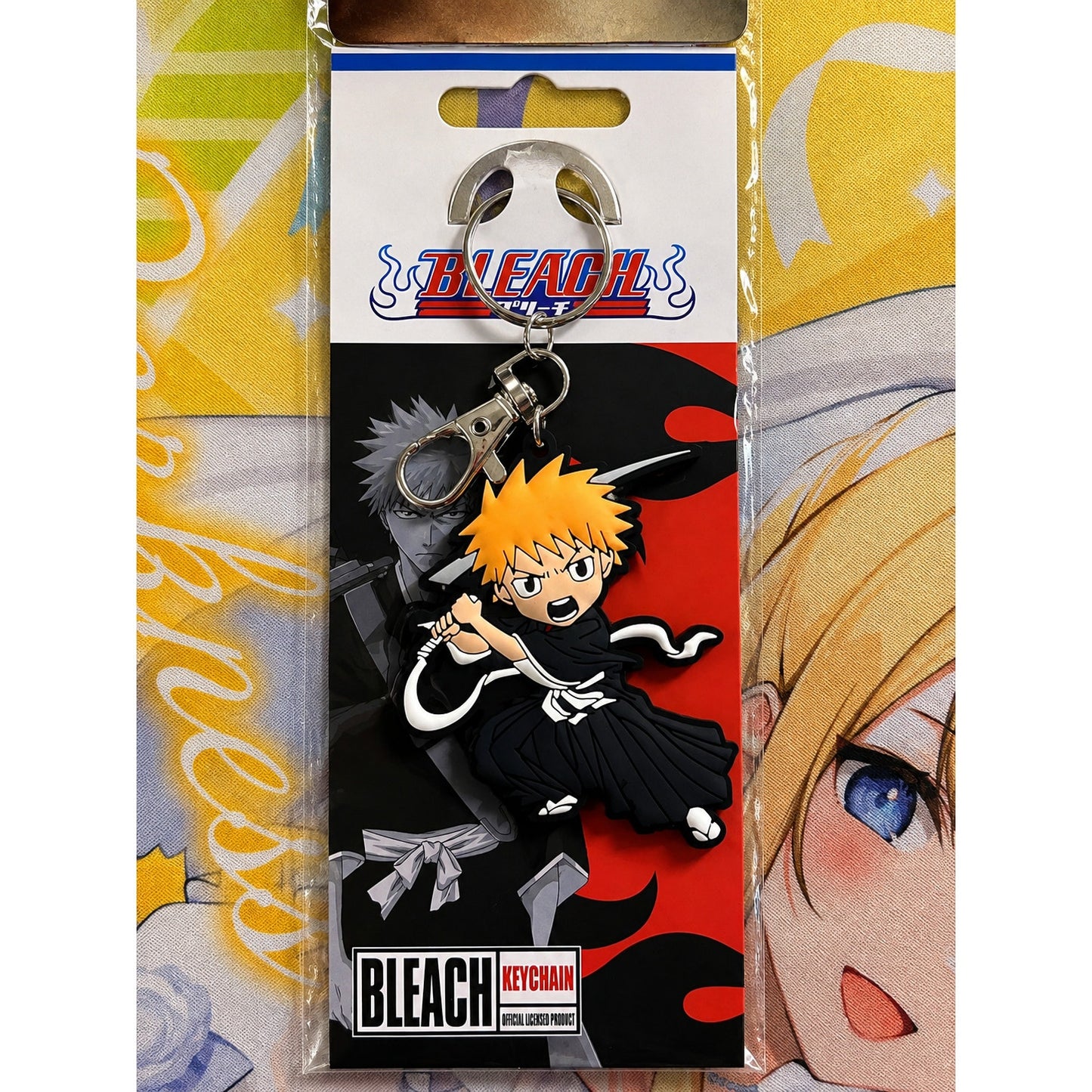 Bleach Ichigo Kurosaki Rubber Keychain