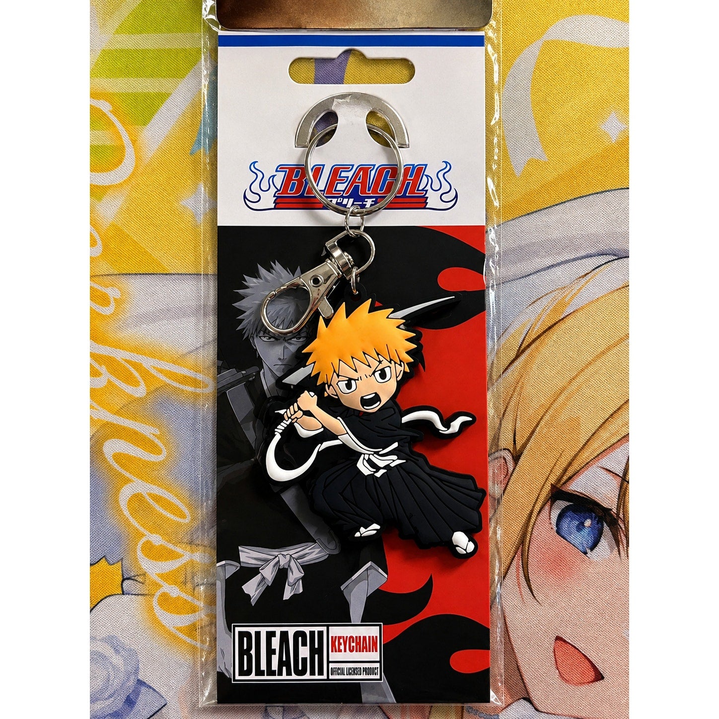 Bleach Ichigo Kurosaki Rubber Keychain