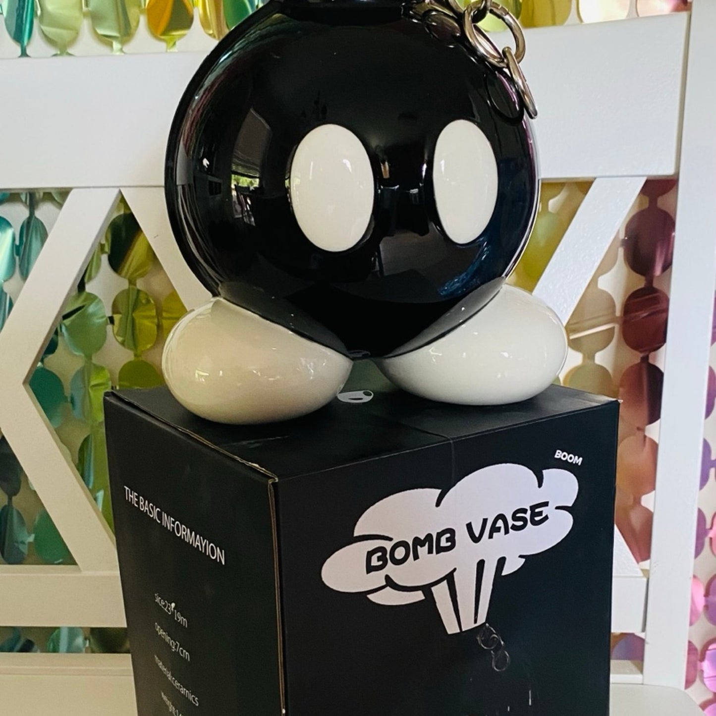 Large Bomb Vase