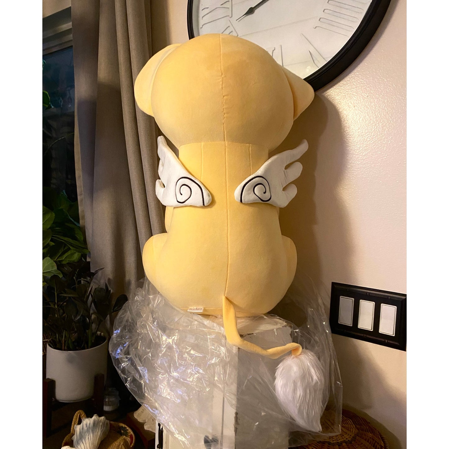 Cardcaptor Sakura: Peluche gigante transparente con forma de tarjeta Kero-Chan