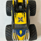 Yellow & Blue Monster Truck Toy Vehicle – X Graphic Off-Road Truck