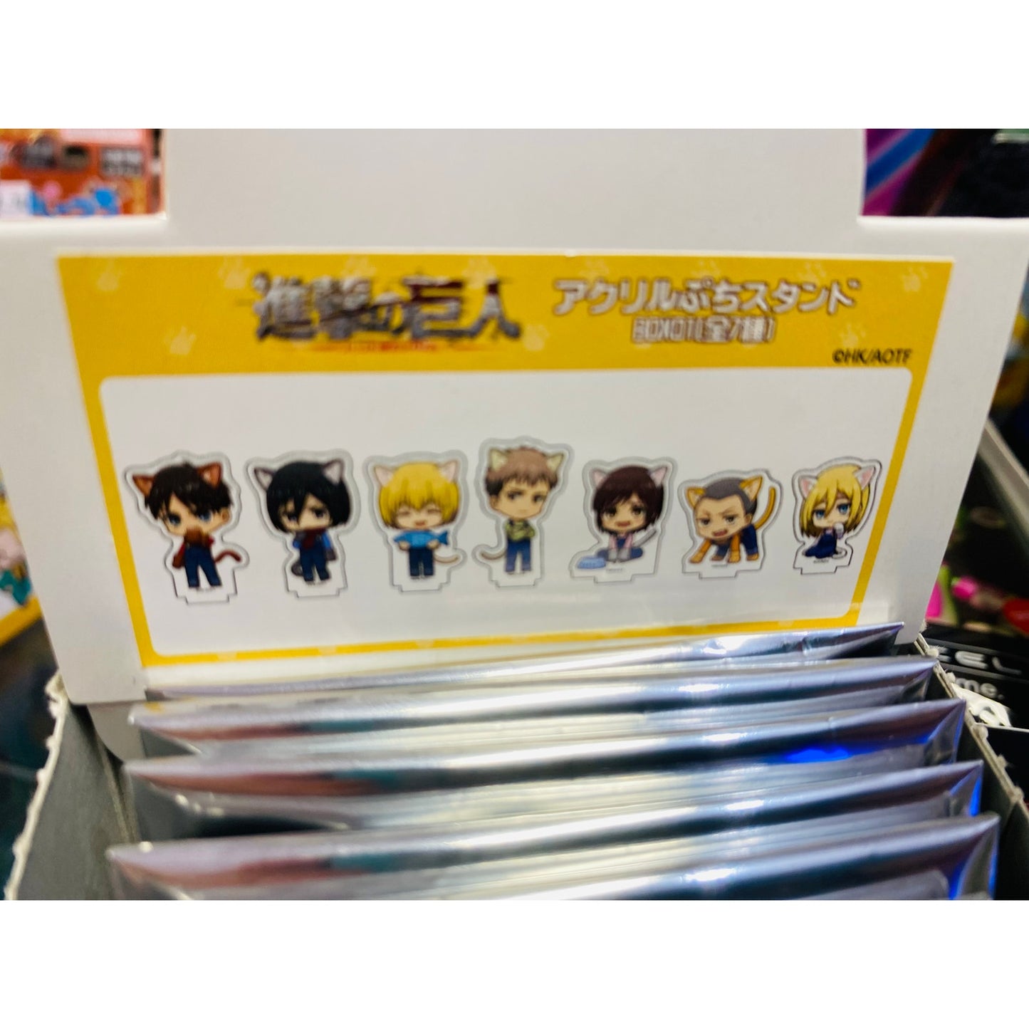 Acrylic Puchi Stand Attack On Titan 34/ Cat Ver Mini Illustration
