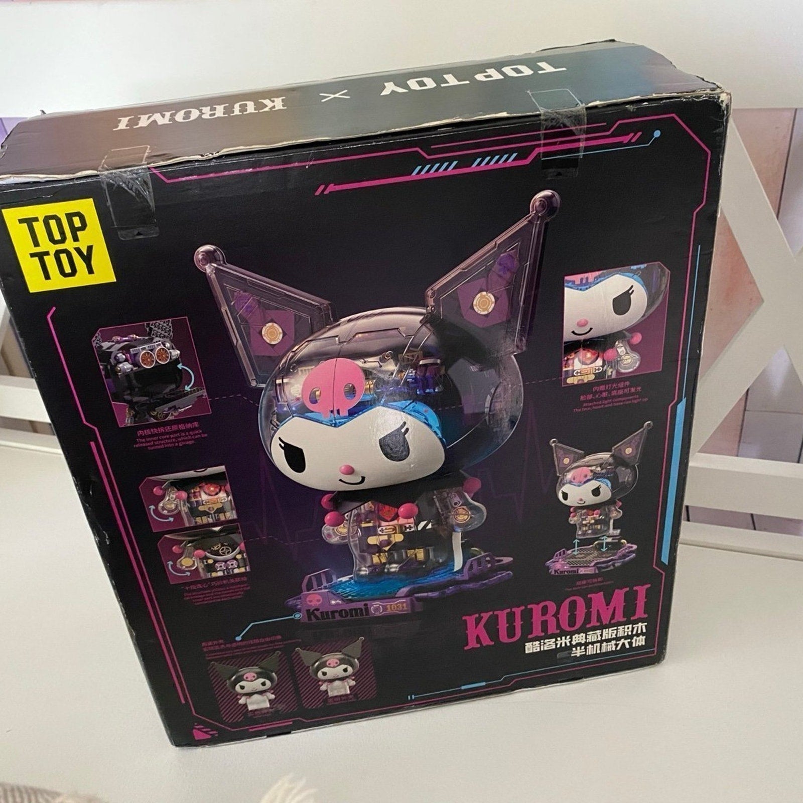 Top Toy x Kuromi Mechanical Building Block Statue