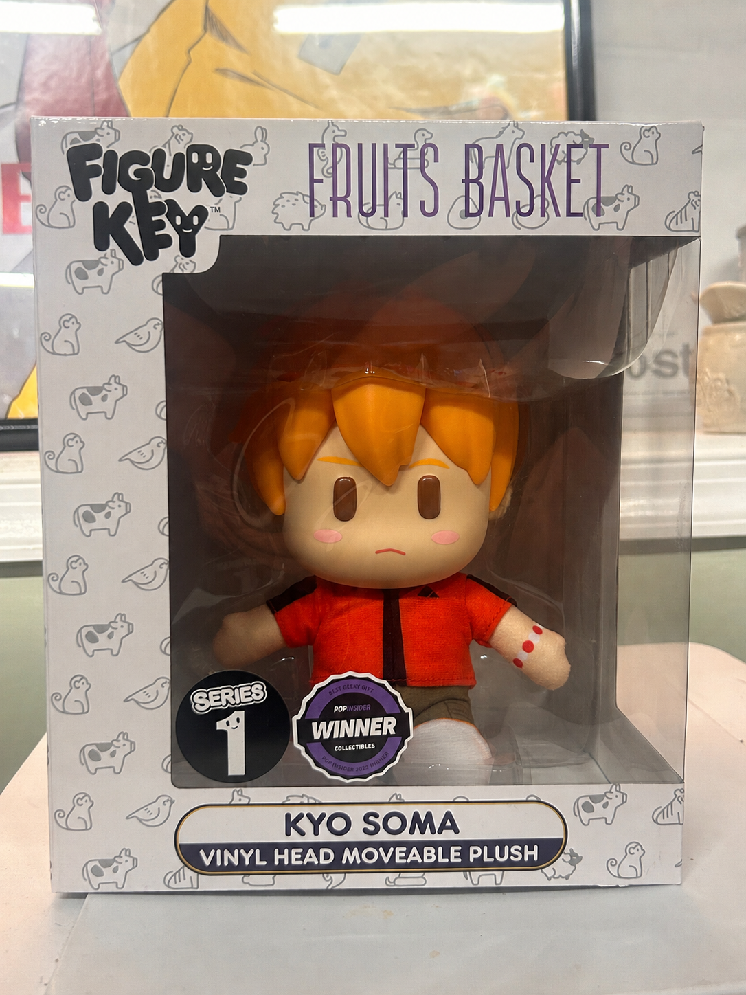 Figure Key Fruits Basket Kyo Soma Series 1 Vinyl Head Moveable Plush